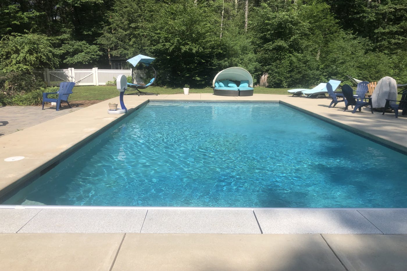 Beautiful inground pool in Rollinsford NH Private Pool in Rollinsford