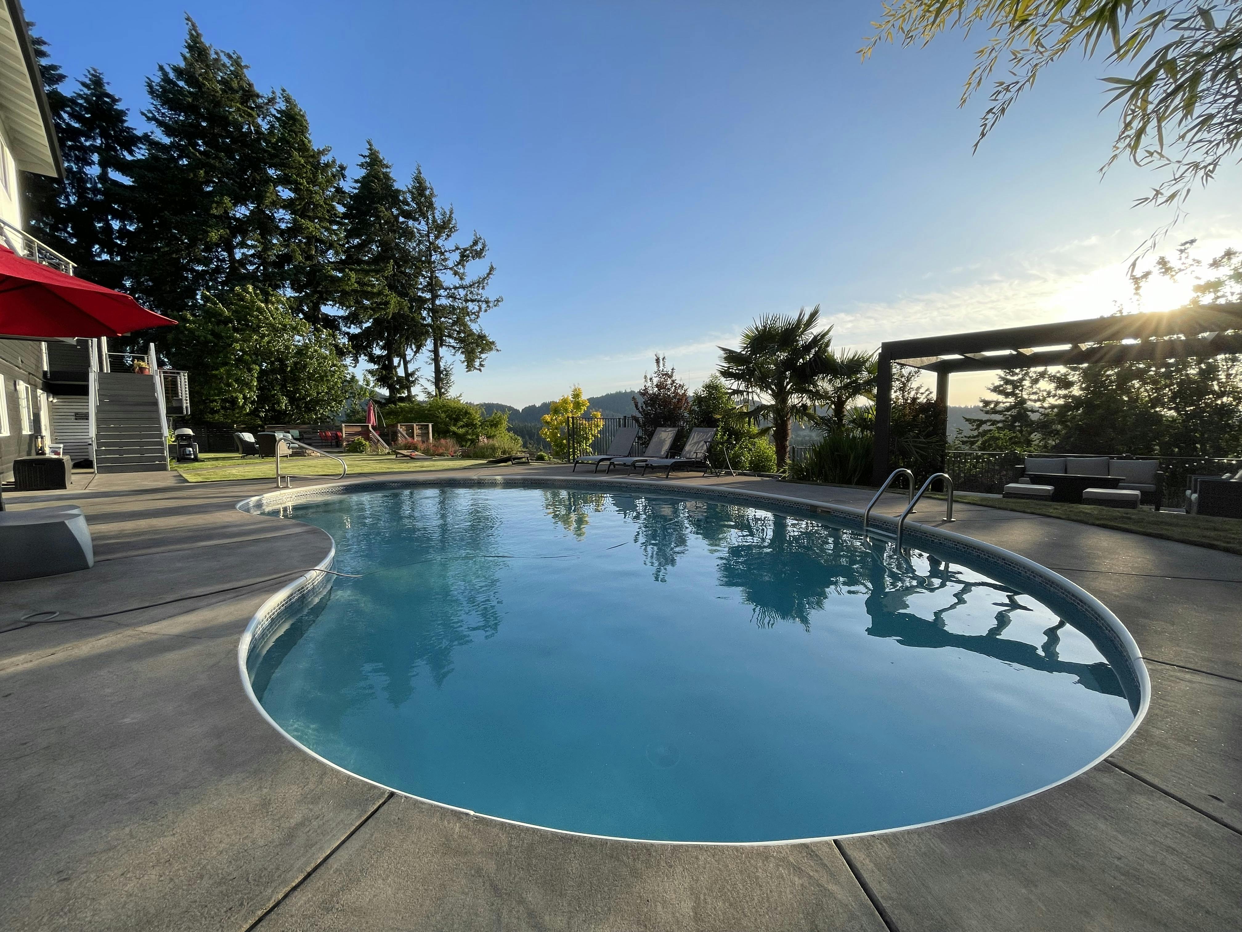 HEATED-private oasis w/views of south Eugene. - Private Pool in Eugene -  Swimply