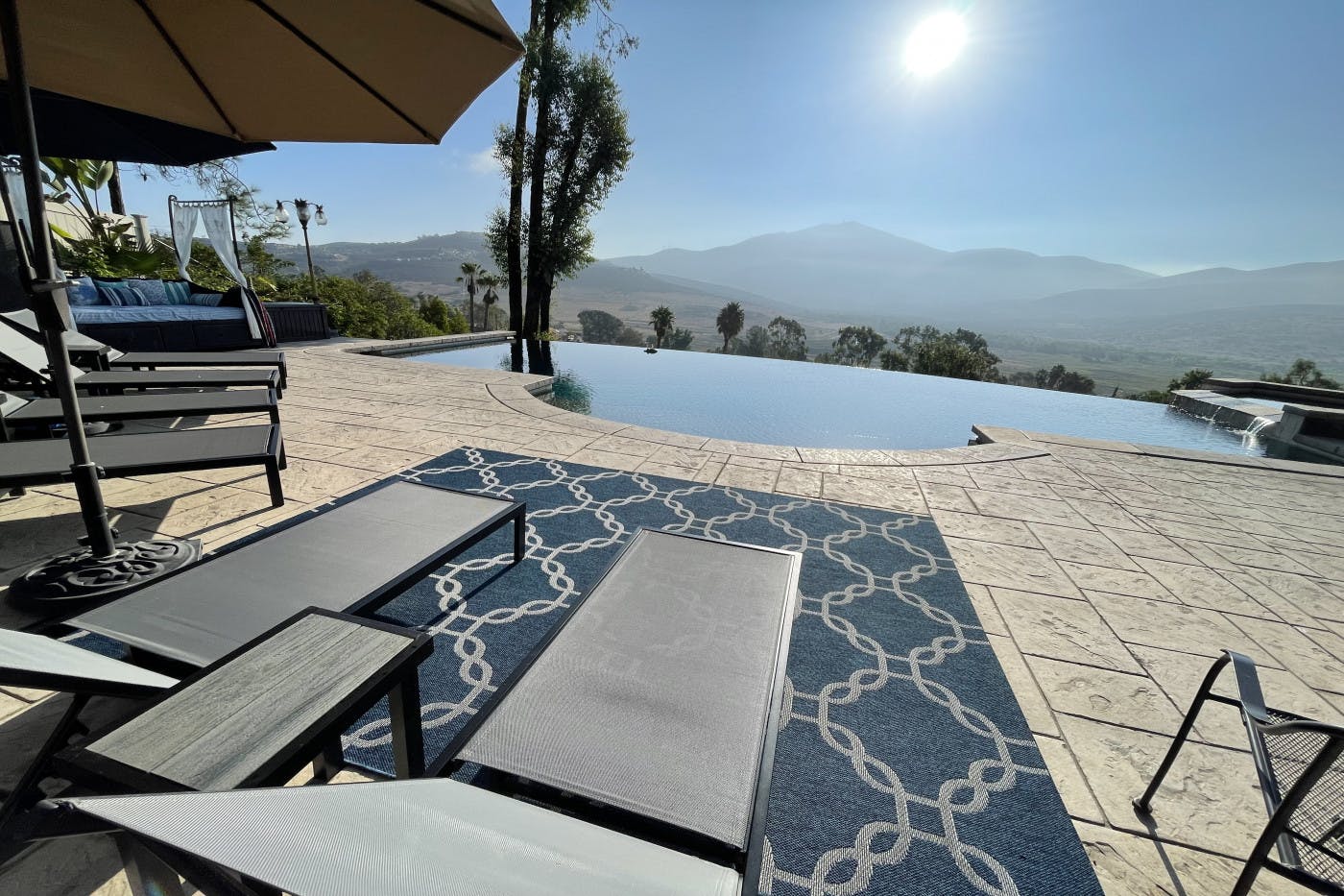 Infinity edge Two-story pool. ONE OF A KIND! Must see. Unbelievable  Mountain Views!!!!! - Private Pool in Spring Valley - Swimply