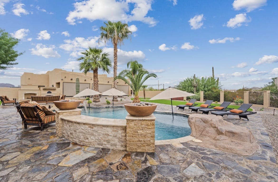 Desert Oasis Hideaway w/ Game Room Add on - Private Pool in Queen Creek ...