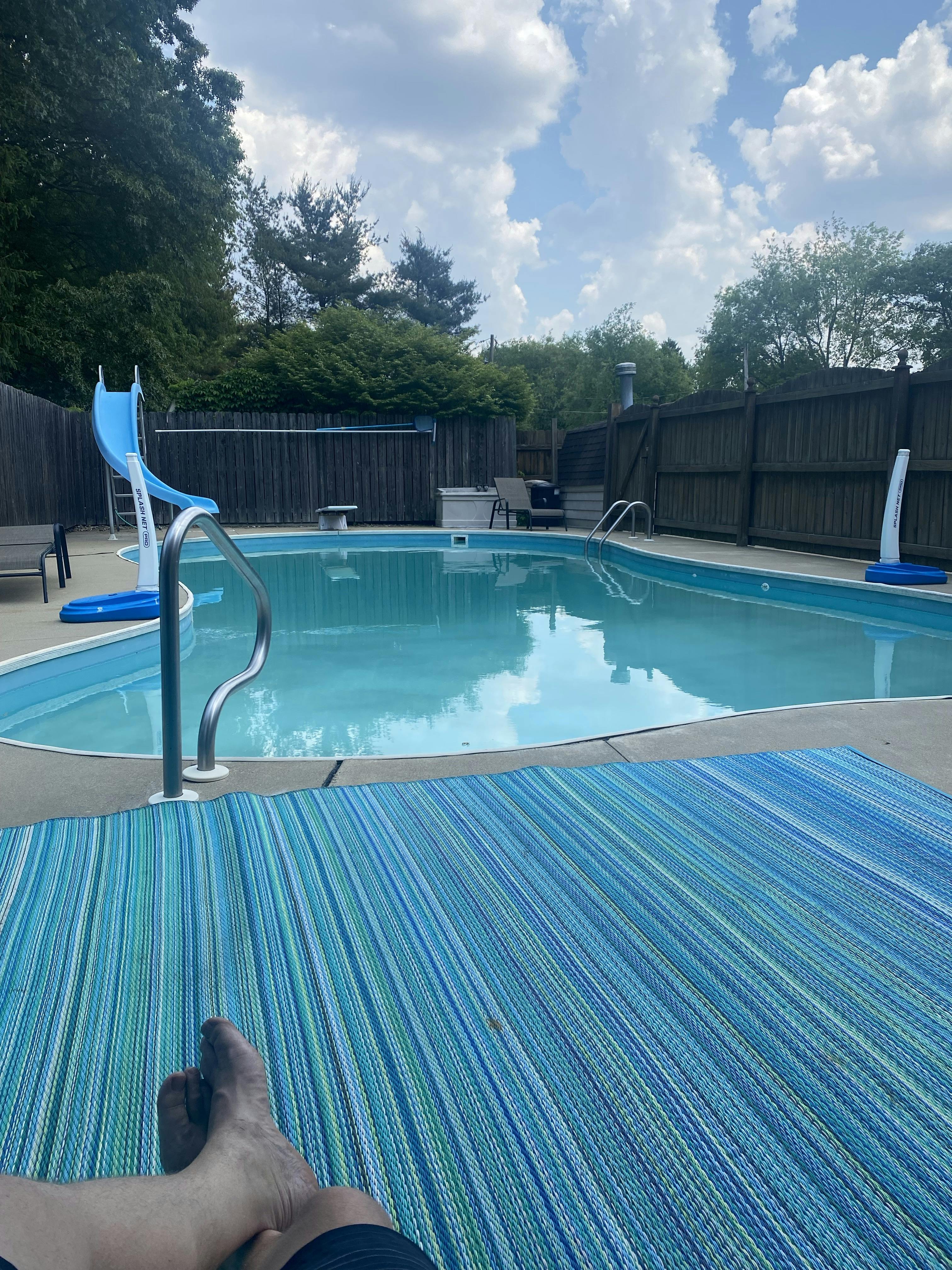 Time for SummerPOOL SLIDES and SHADE!