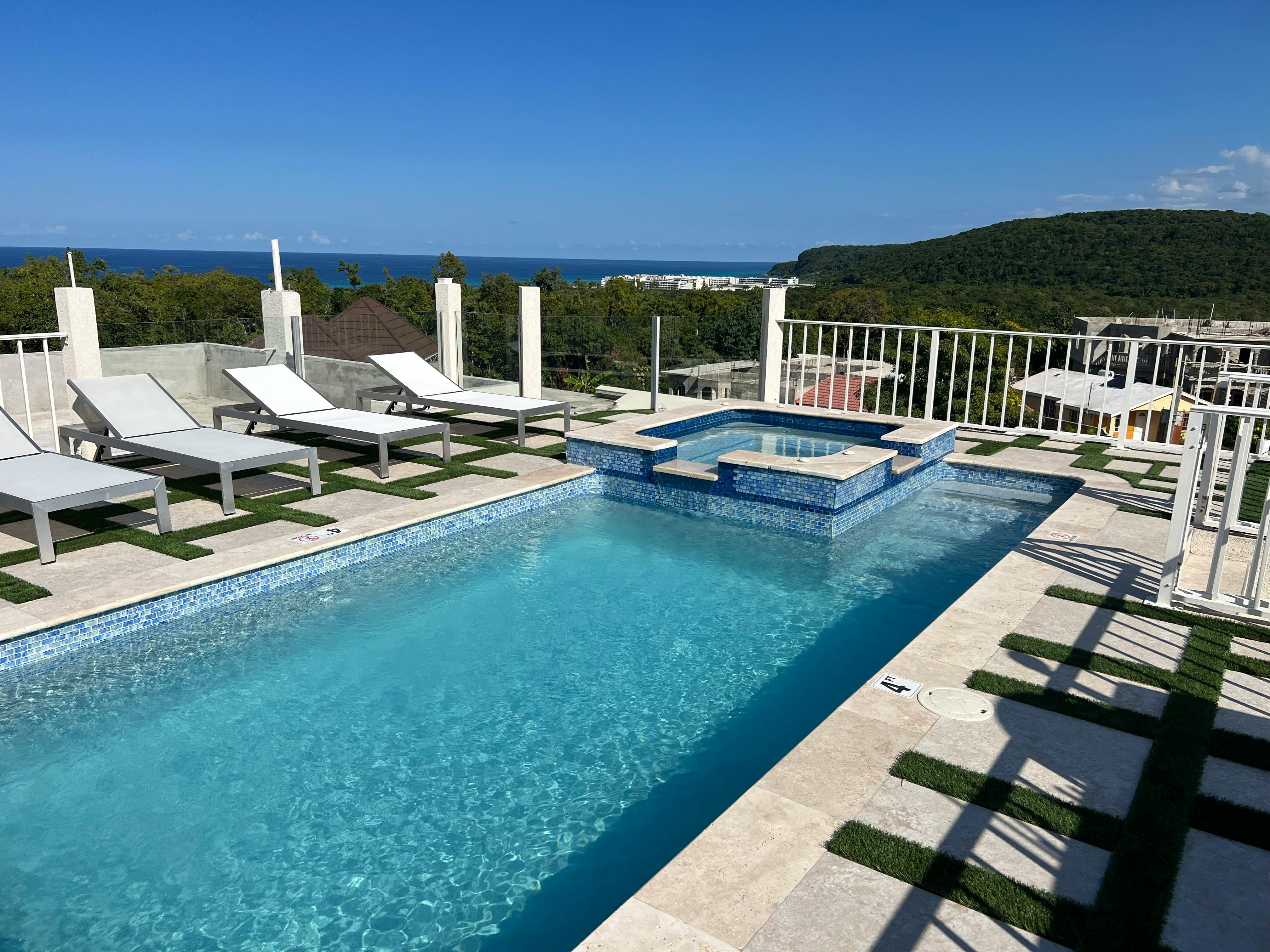 Roof Too Pool with Panoramic Views - Private Pool in Corral Spring ...