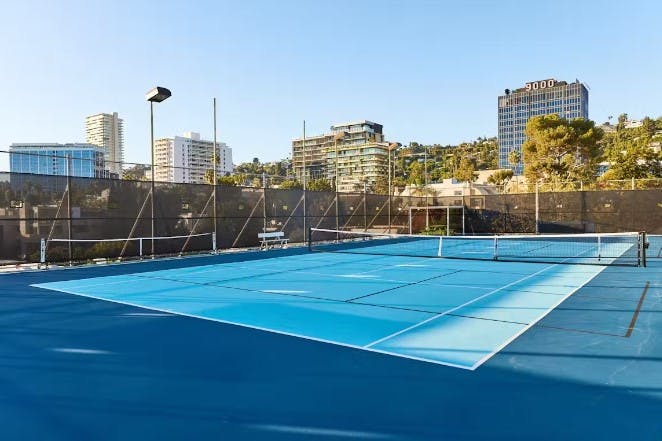 BEVERLY HILLS ROOFTOP PICKLEBALL COURT 1 - Private Court in West ...